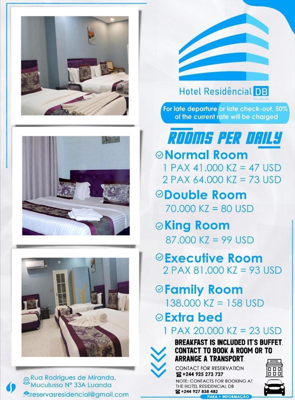 Residencial Db Hotell Luanda Eksteriør bilde